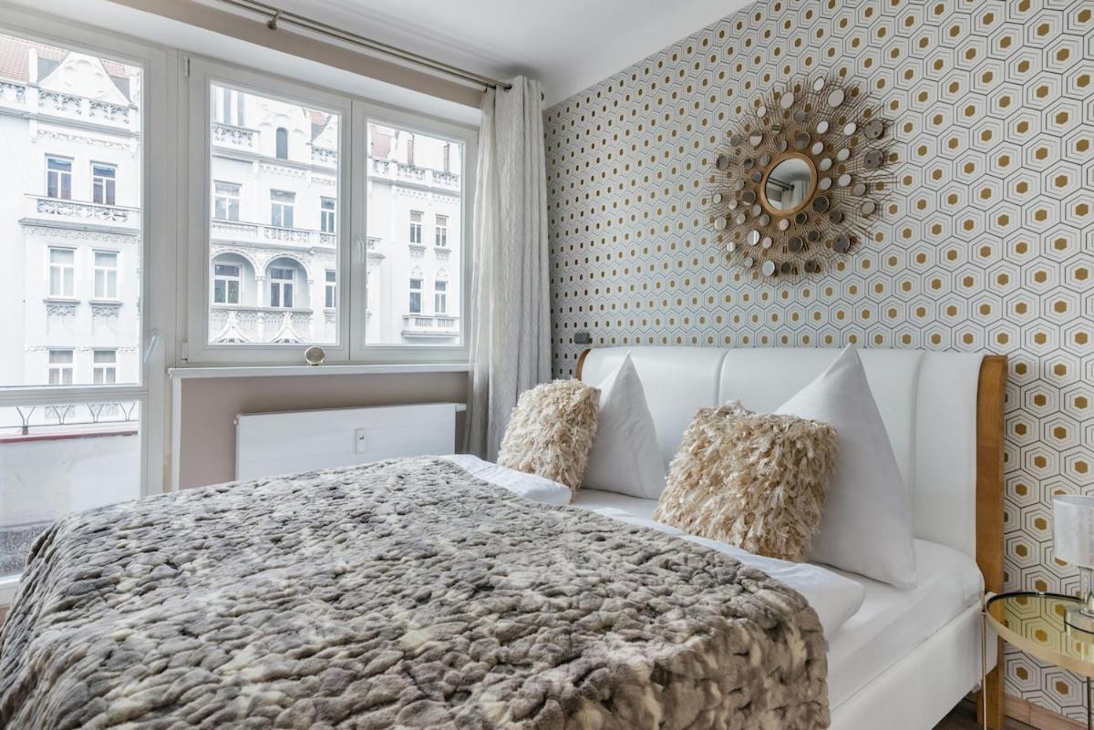 Pastel Art Deco 3BDR Ruterra Apt Praga Esterno foto